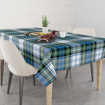 Campbell Dress Ancient Tartan Tablecloth with Family Crest