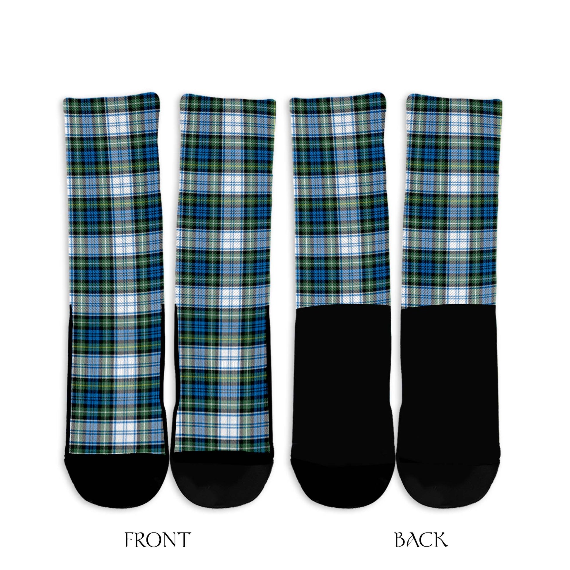 Campbell Dress Ancient Tartan Crew Socks - Tartanvibesclothing