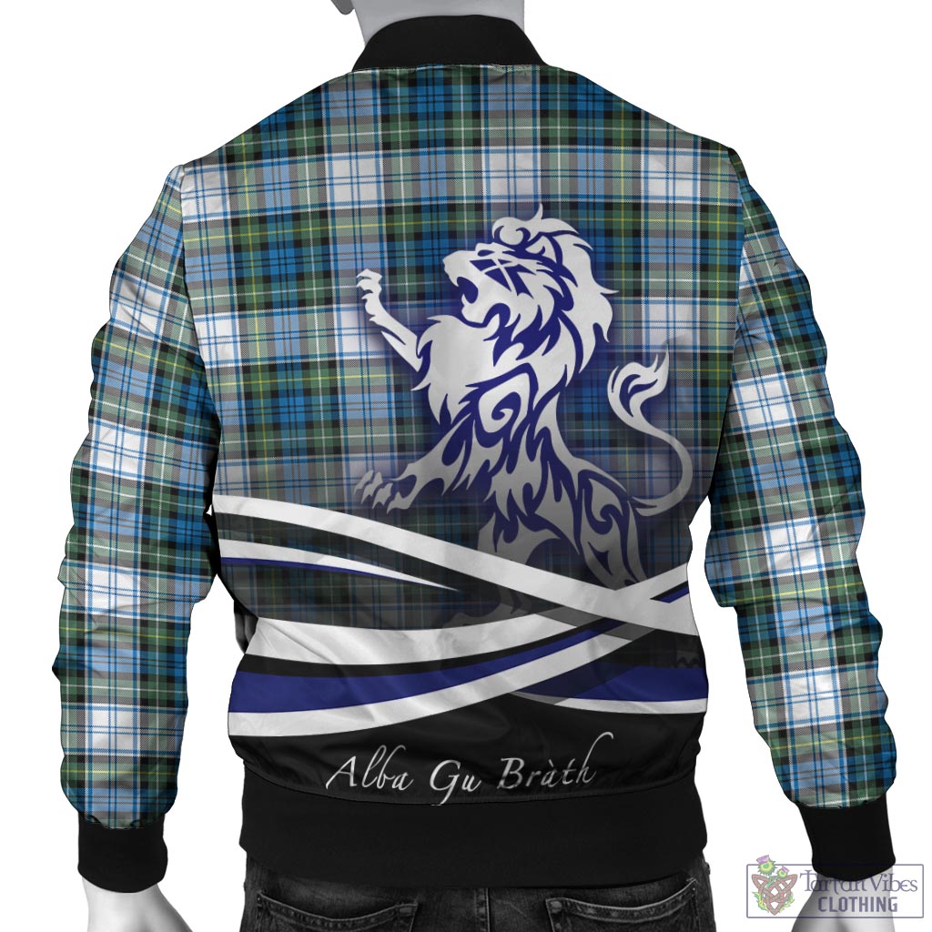 Tartan Vibes Clothing Campbell Dress Ancient Tartan Bomber Jacket with Alba Gu Brath Regal Lion Emblem