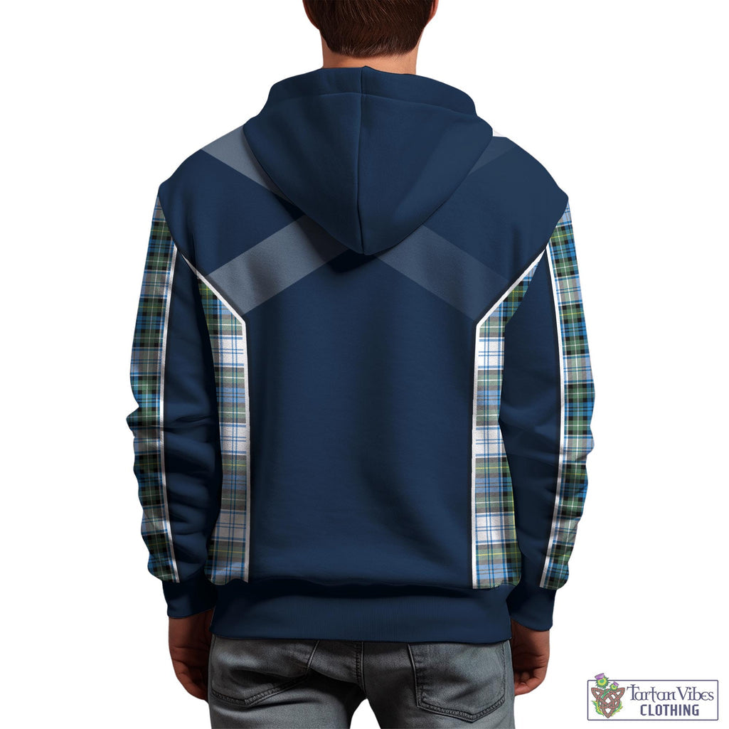 Tartan Vibes Clothing Campbell Dress Ancient Tartan Hoodie with Family Crest and Scottish Thistle Vibes Sport Style