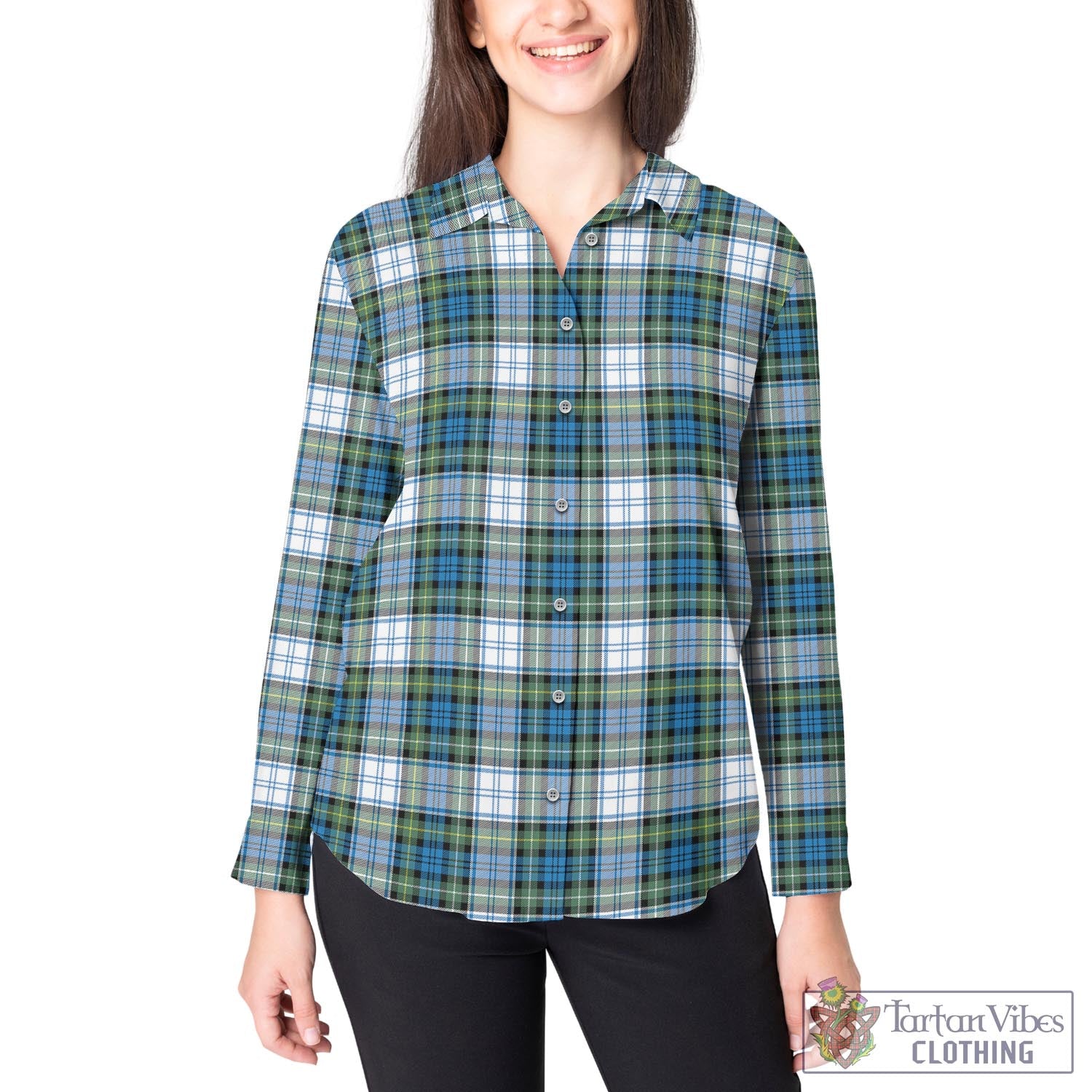 Campbell Dress Ancient Tartan Womens Casual Shirt