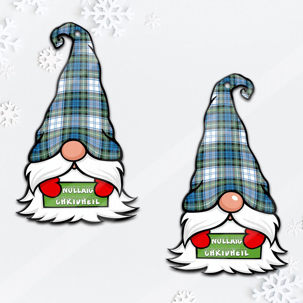 Campbell Dress Ancient Gnome Christmas Ornament with His Tartan Christmas Hat - Tartan Vibes Clothing