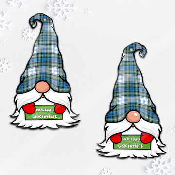 Campbell Dress Ancient Gnome Christmas Ornament with His Tartan Christmas Hat