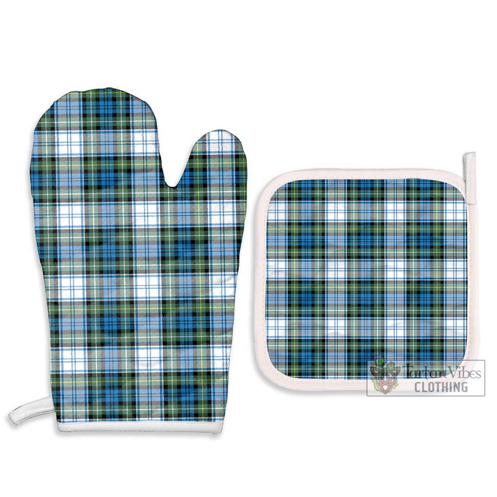 Campbell Dress Ancient Tartan Combo Oven Mitt & Pot-Holder Combo 1 Oven Mitt & 2 Pot-Holder White - Tartan Vibes Clothing