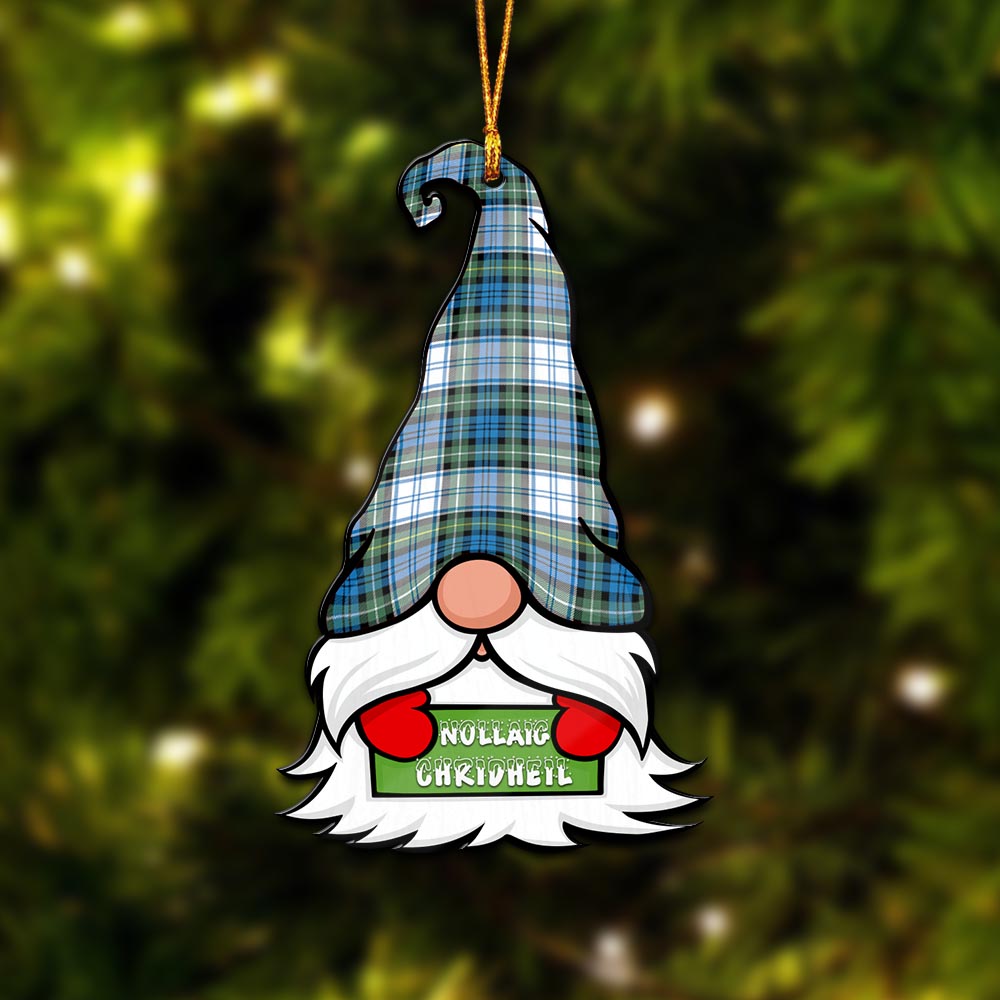 Campbell Dress Ancient Gnome Christmas Ornament with His Tartan Christmas Hat - Tartan Vibes Clothing