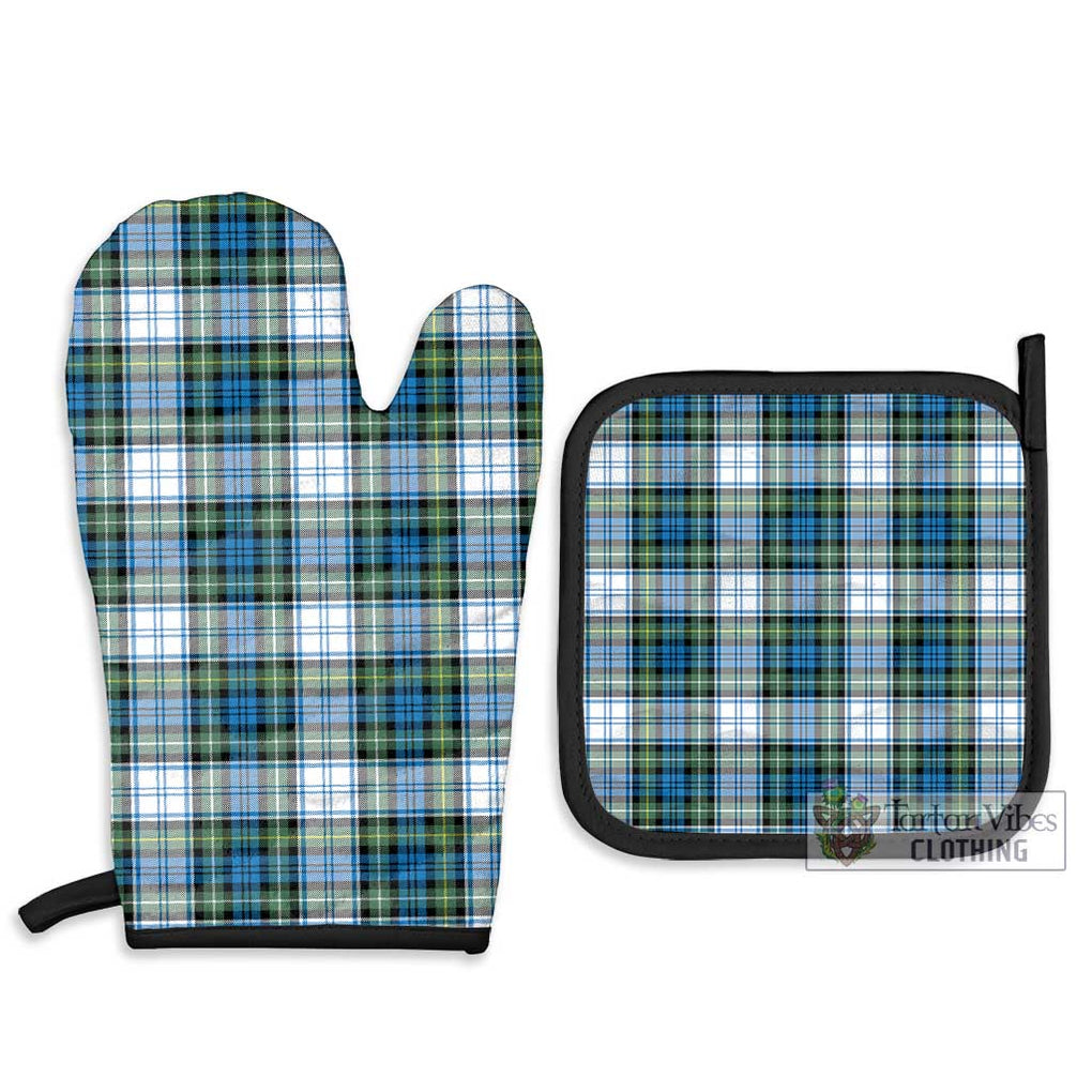 Campbell Dress Ancient Tartan Combo Oven Mitt & Pot-Holder Combo 1 Oven Mitt & 2 Pot-Holder Black - Tartan Vibes Clothing