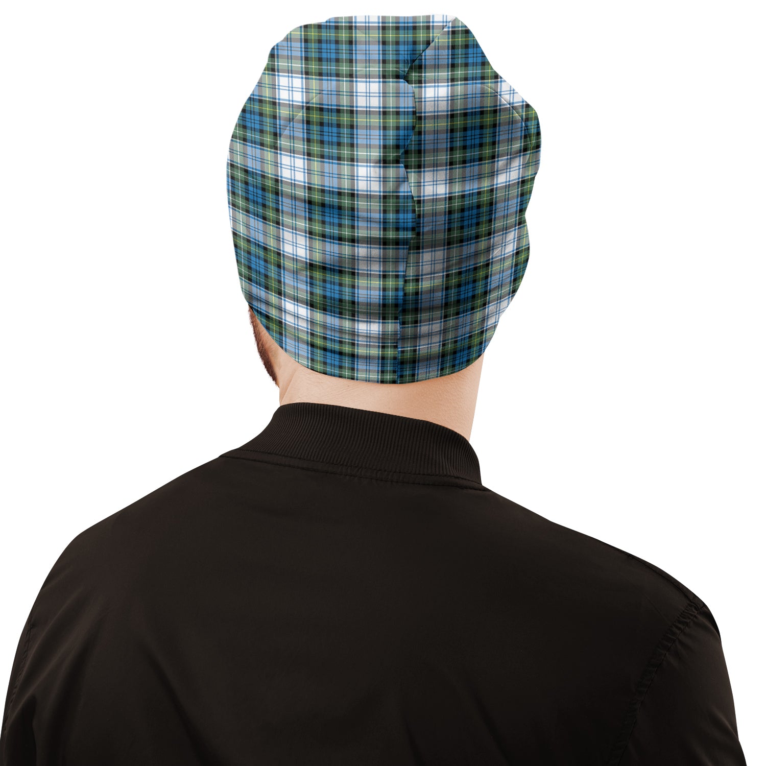 Campbell Dress Ancient Tartan Beanies Hat with Family Crest - Tartan Vibes Clothing