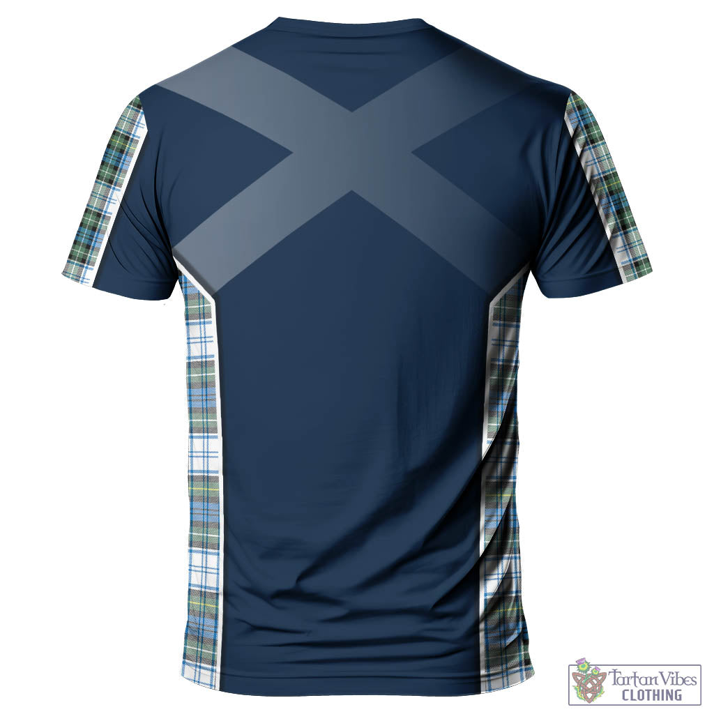 Tartan Vibes Clothing Campbell Dress Ancient Tartan T-Shirt with Family Crest and Lion Rampant Vibes Sport Style