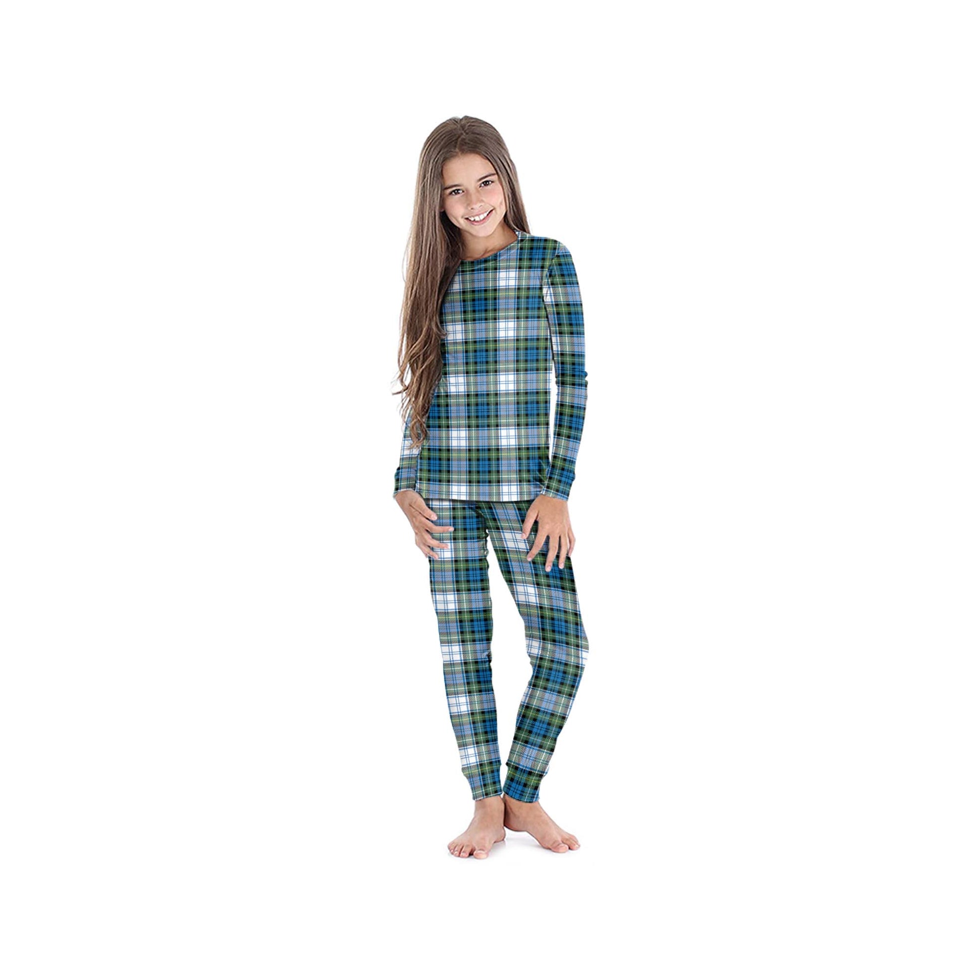 Campbell Dress Ancient Tartan Pajamas Family Set - Tartan Vibes Clothing