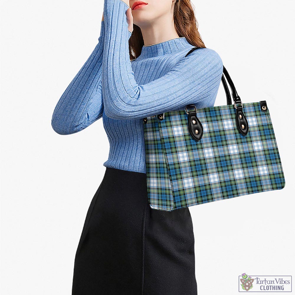 Tartan Vibes Clothing Campbell Dress Ancient Tartan Luxury Leather Handbags