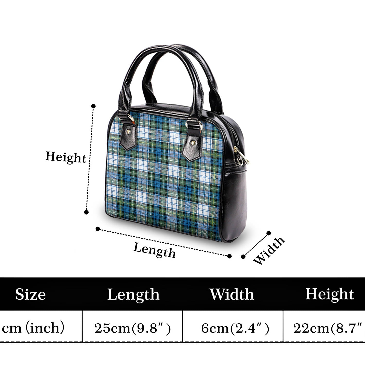 Campbell Dress Ancient Tartan Shoulder Handbags - Tartanvibesclothing