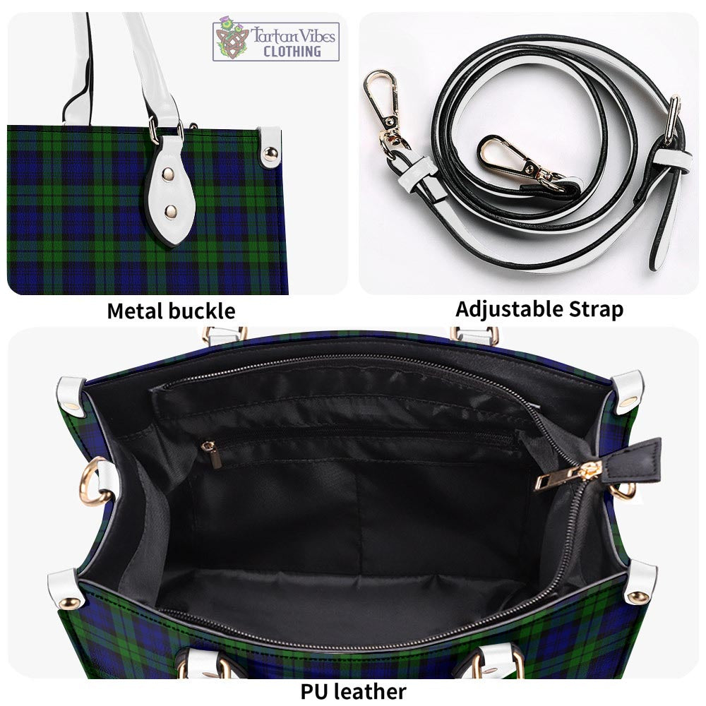 Tartan Vibes Clothing Campbell Modern Tartan Luxury Leather Handbags