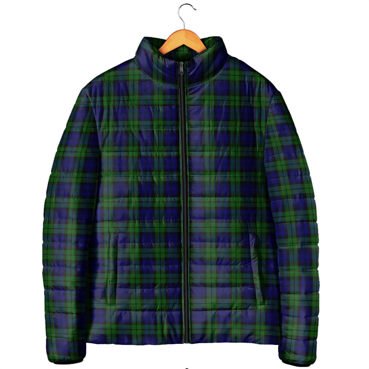 Campbell Tartan Padded Jacket Men's Padded Jacket - Tartan Vibes Clothing