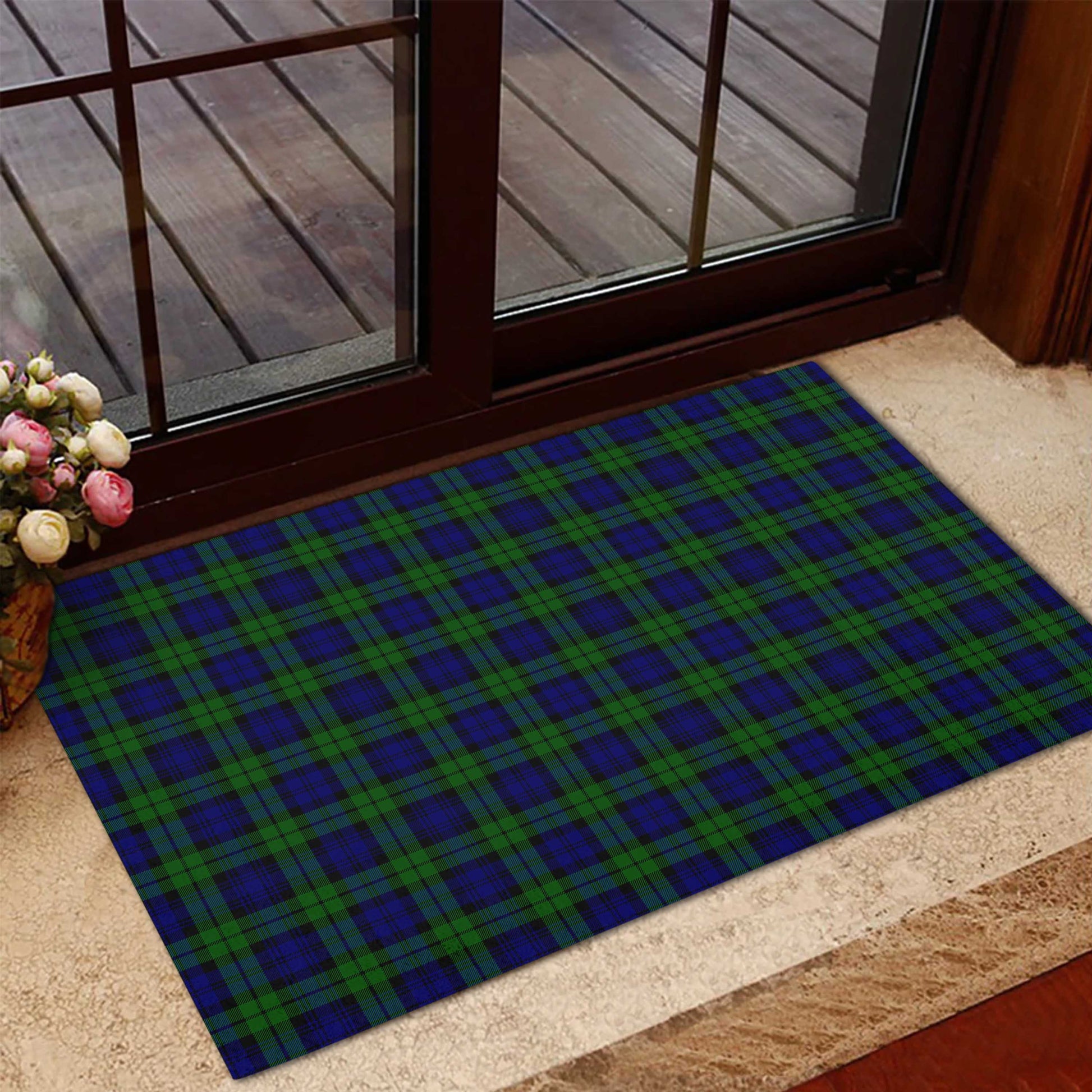 Campbell Modern Tartan Door Mat - Tartanvibesclothing