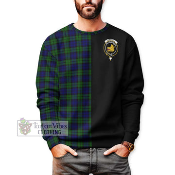 Campbell Tartan Sweatshirt with Family Crest and Half Of Me Style