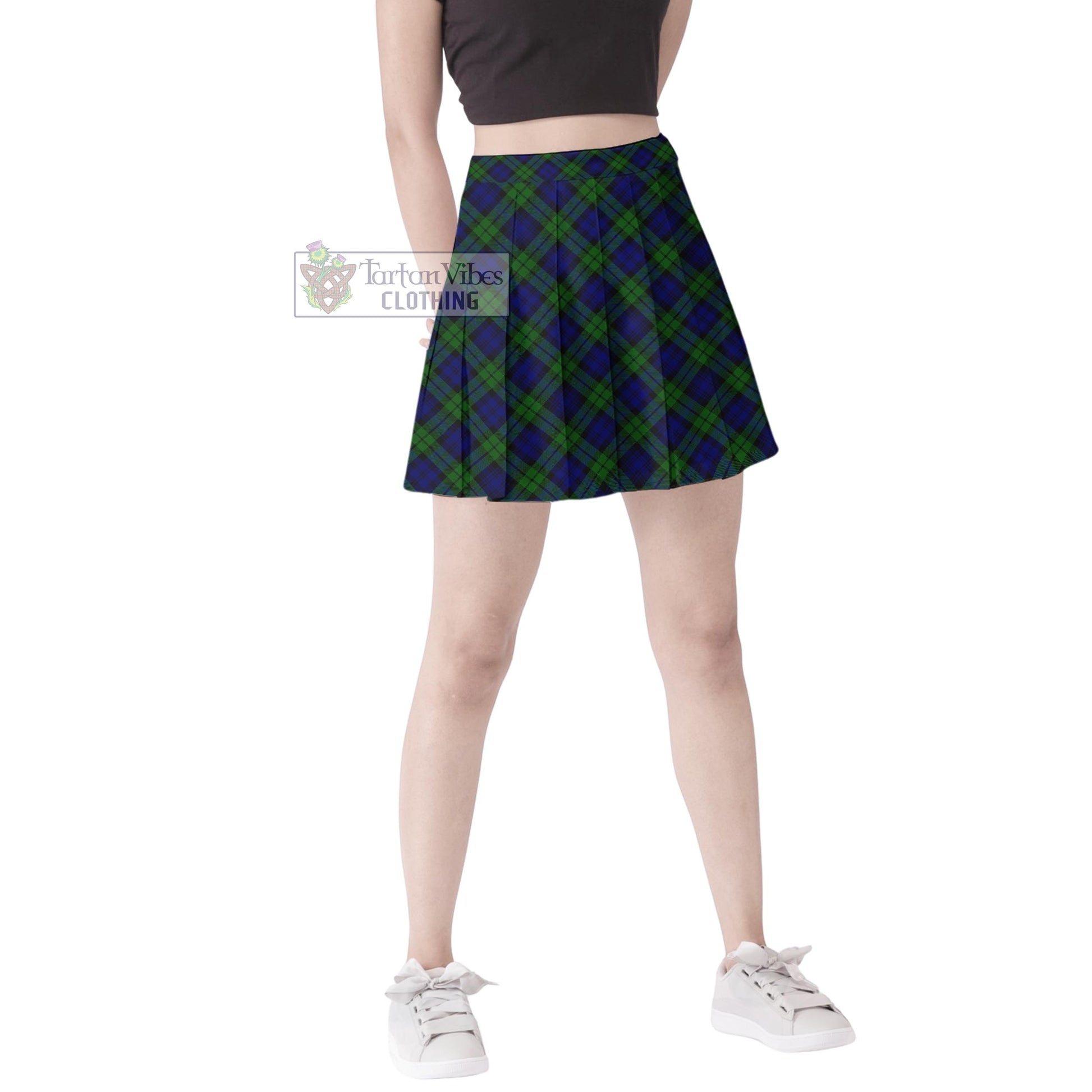 Tartan Vibes Clothing Campbell Modern Tartan Women's Plated Mini Skirt