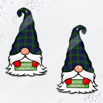 Campbell Gnome Christmas Ornament with His Tartan Christmas Hat