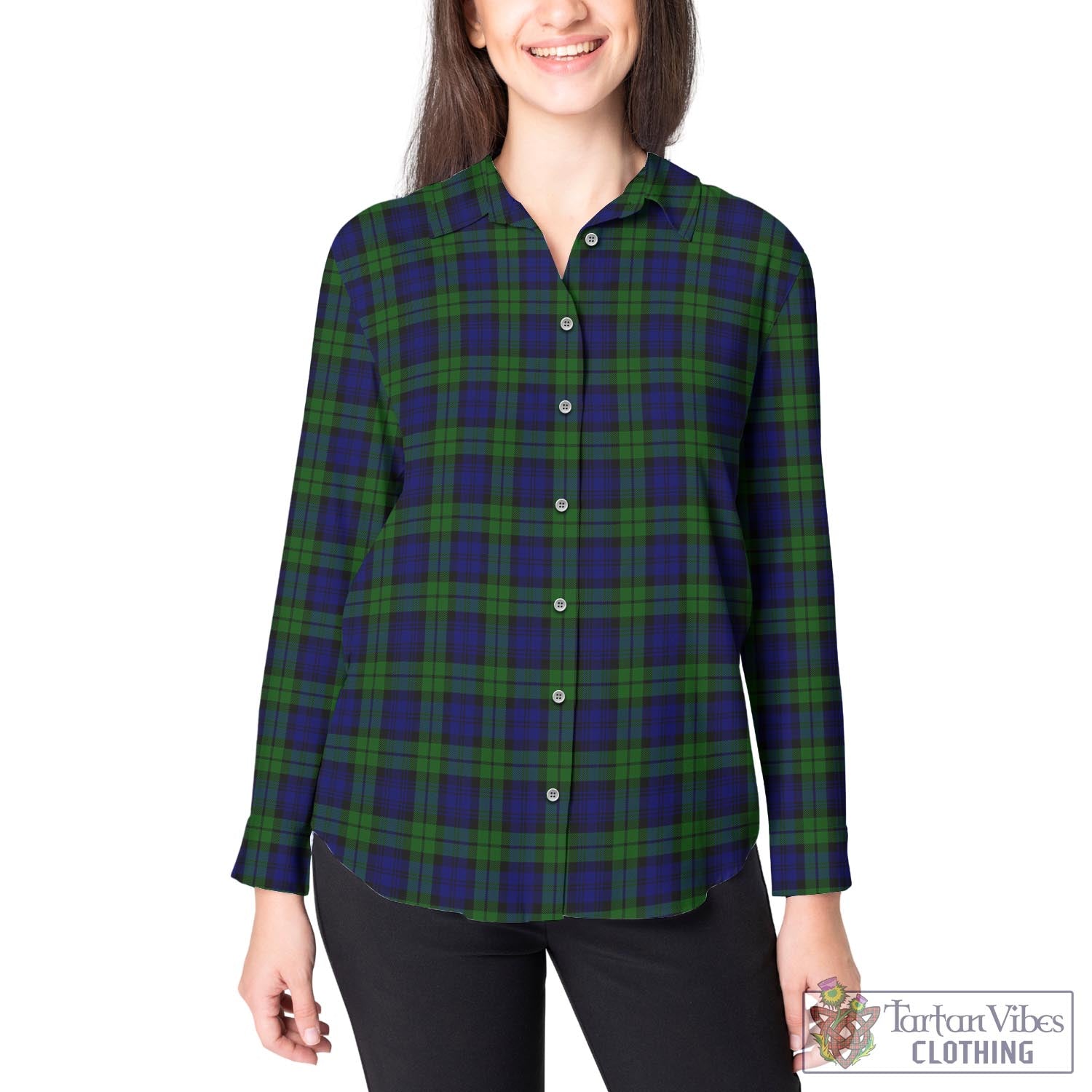 Campbell Modern Tartan Womens Casual Shirt