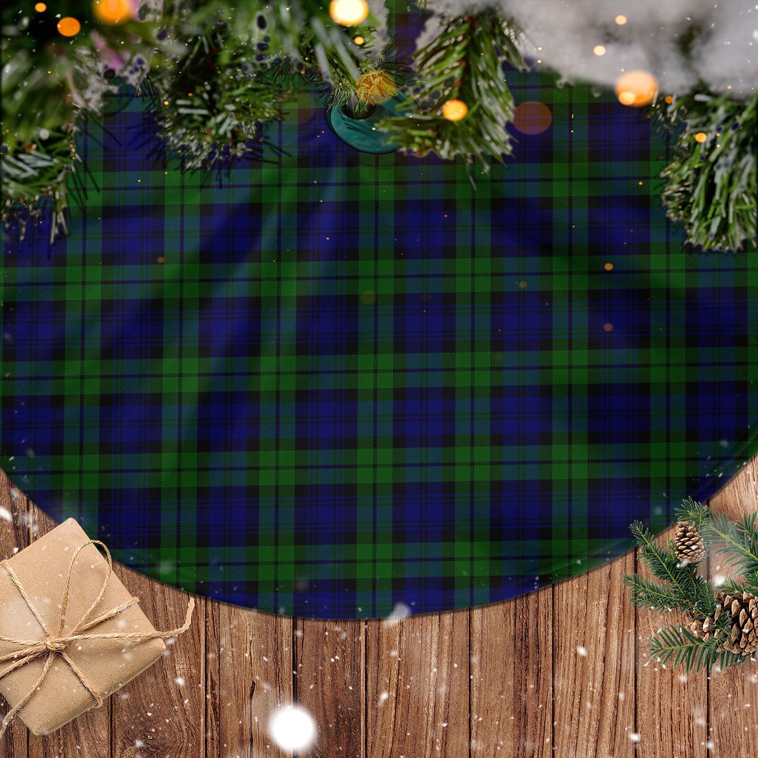 Campbell Modern Tartan Christmas Tree Skirt - Tartanvibesclothing