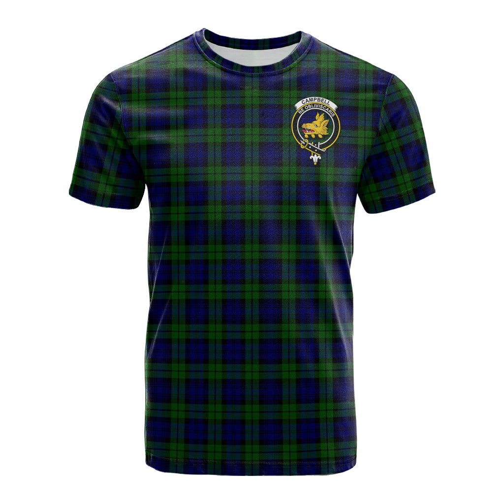 Campbell Tartan T-Shirt with Family Crest - Tartan Vibes Clothing