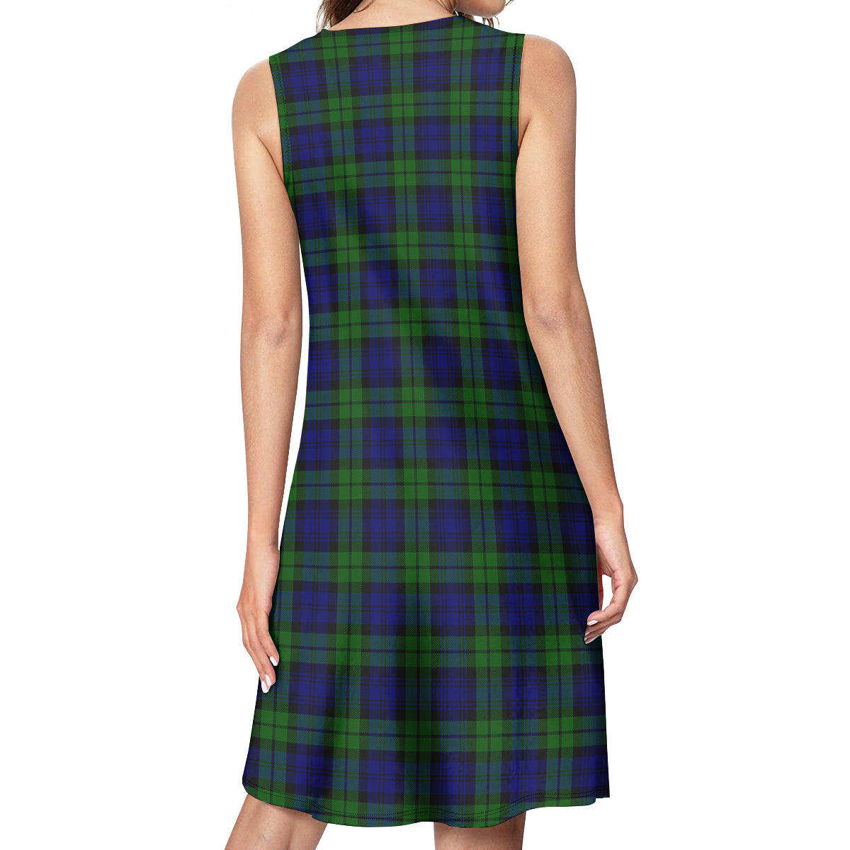 Campbell Modern Tartan Womens Casual Dresses - Tartanvibesclothing