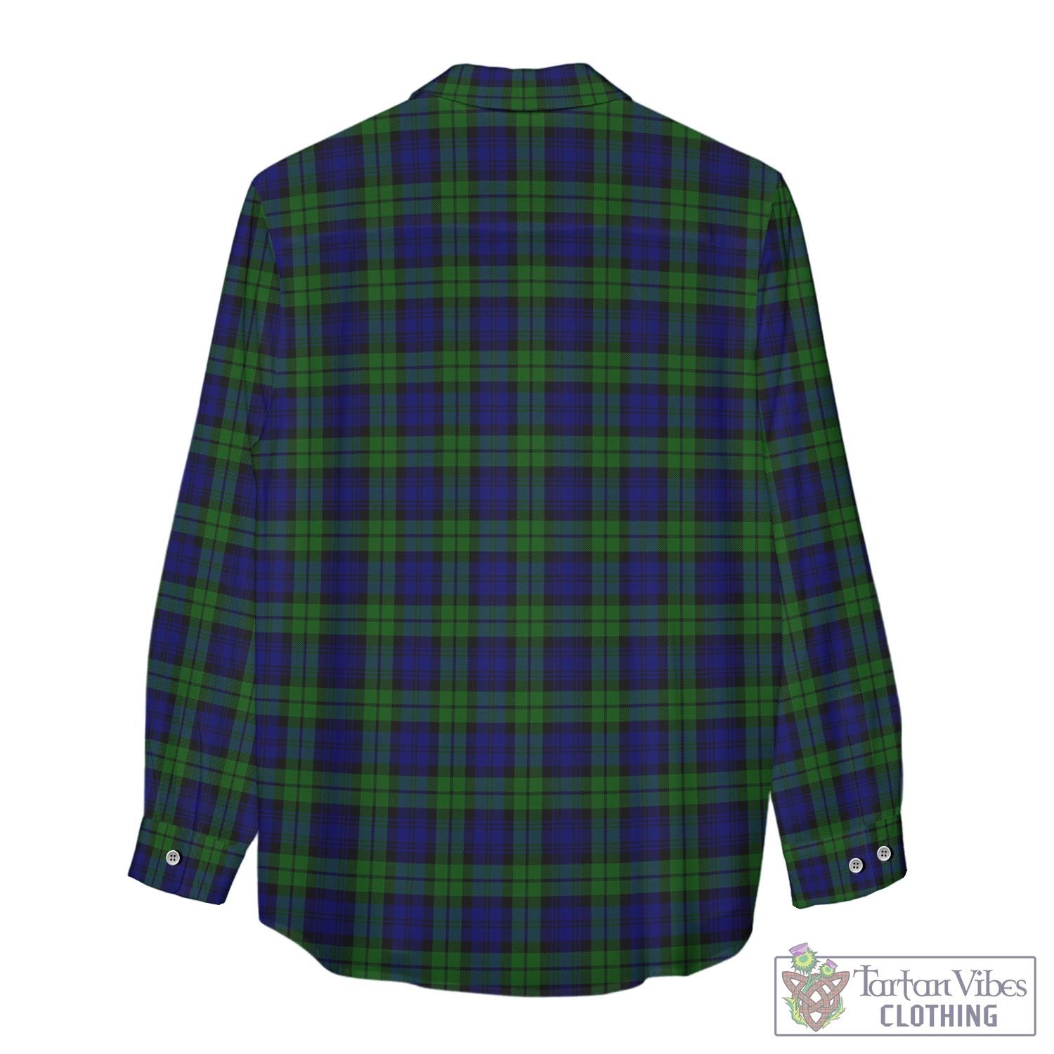 Tartan Vibes Clothing Campbell Modern Tartan Womens Casual Shirt with Family Crest