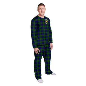 Campbell Tartan Pajamas Family Set with Family Crest