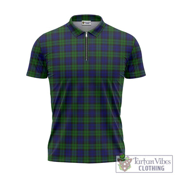 Campbell Tartan Zipper Polo Shirt