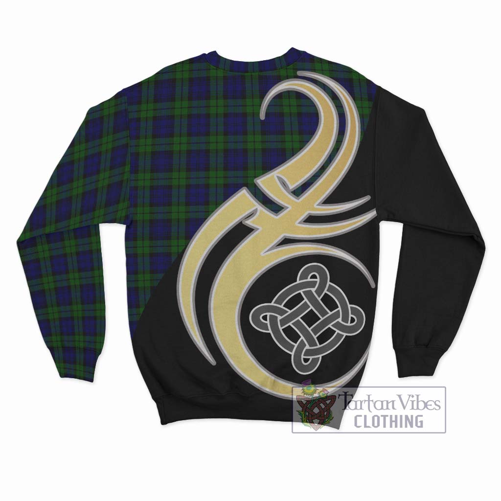 Campbell Tartan Sweatshirt with Family Crest and Celtic Symbol Style - Tartan Vibes Clothing