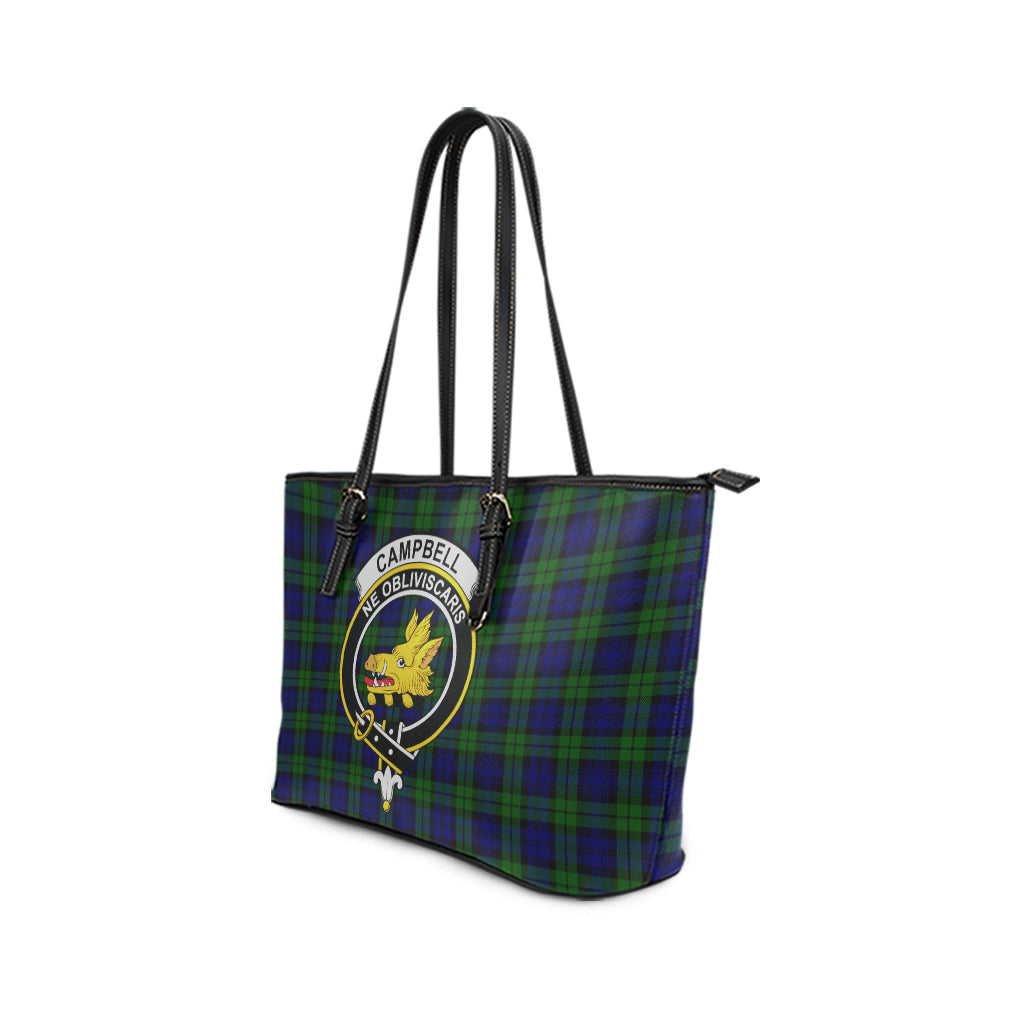 campbell-modern-tartan-leather-tote-bag-with-family-crest