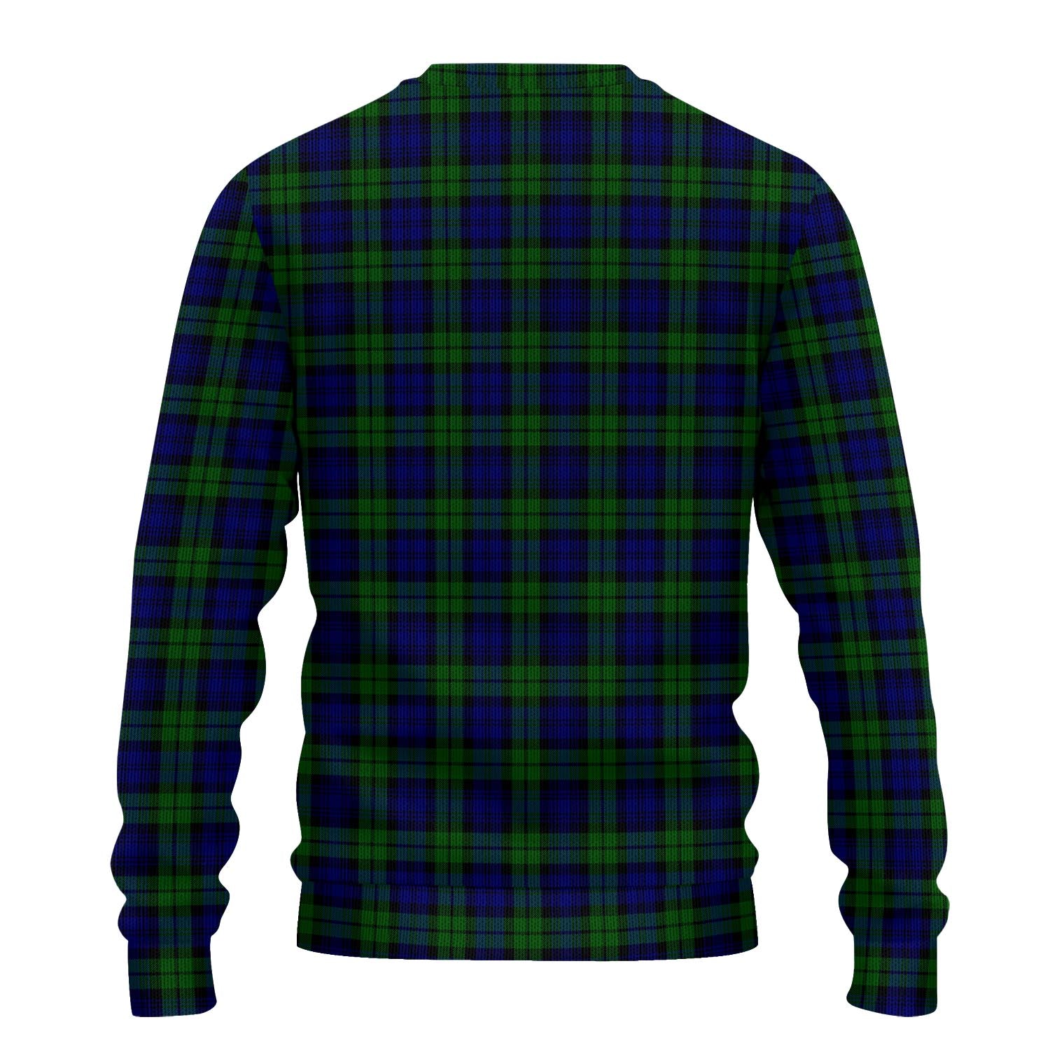 Campbell Modern Tartan Knitted Sweater with Family Crest - Tartanvibesclothing