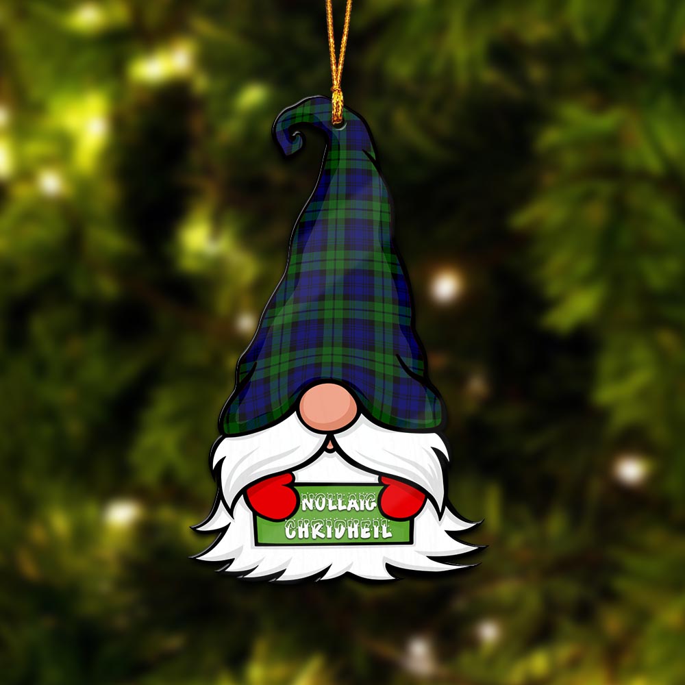 Campbell Gnome Christmas Ornament with His Tartan Christmas Hat - Tartan Vibes Clothing