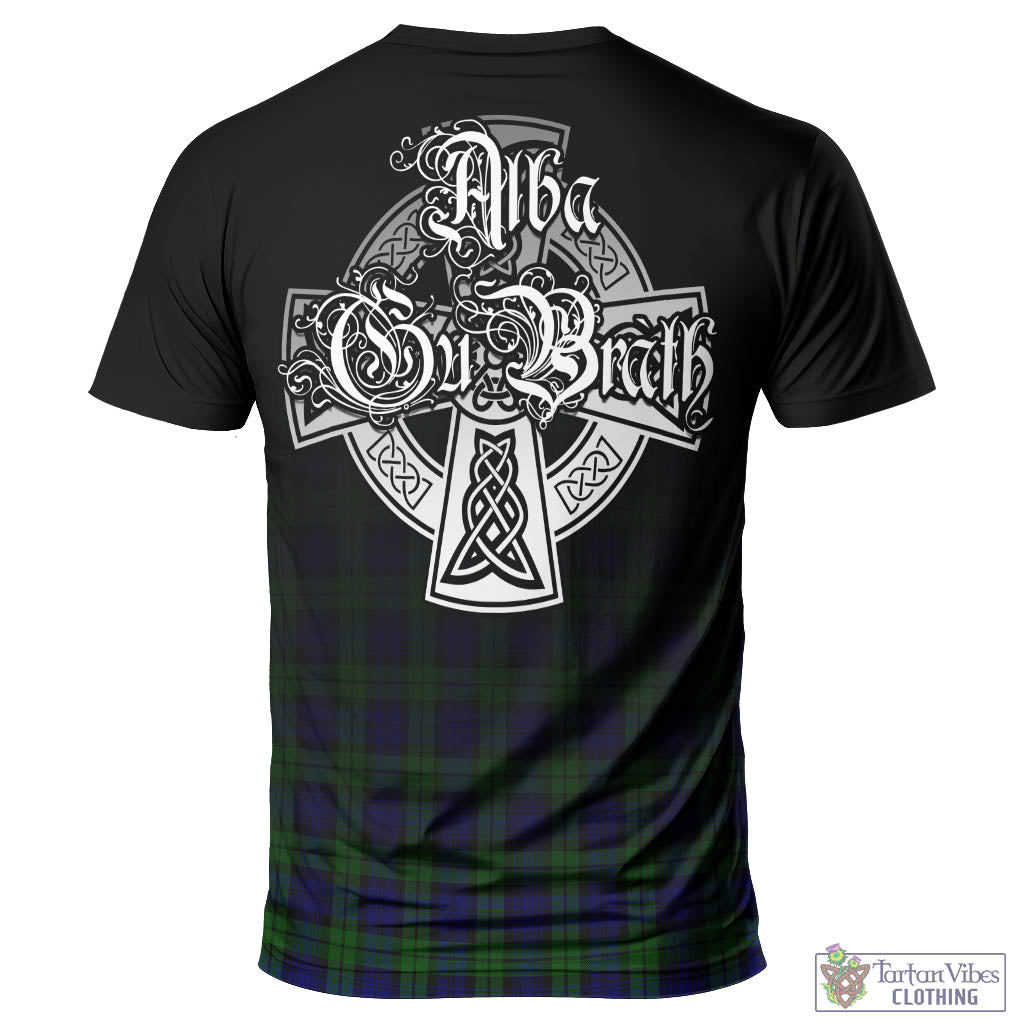 Tartan Vibes Clothing Campbell Modern Tartan T-Shirt Featuring Alba Gu Brath Family Crest Celtic Inspired