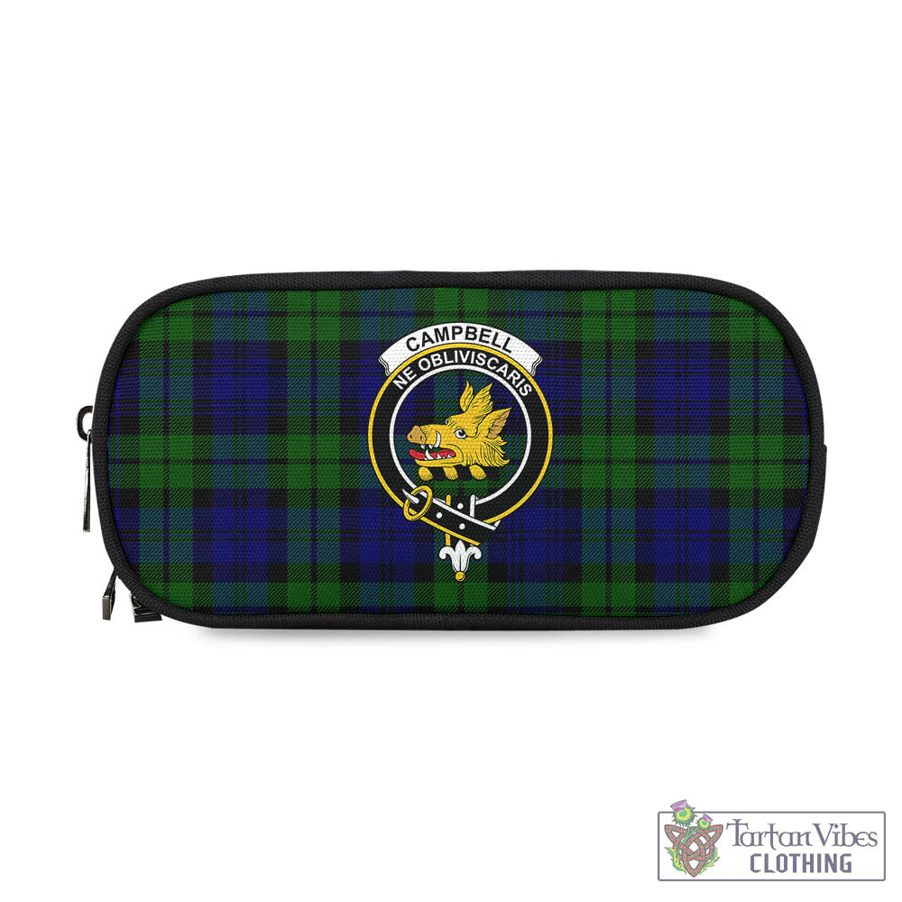 Tartan Vibes Clothing Campbell Modern Tartan Pen and Pencil Case with Family Crest