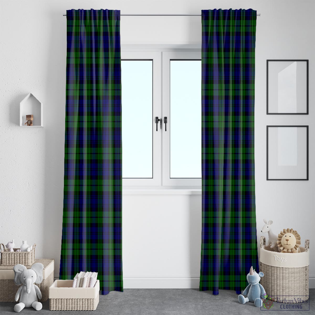 Campbell Modern Tartan Window Curtain