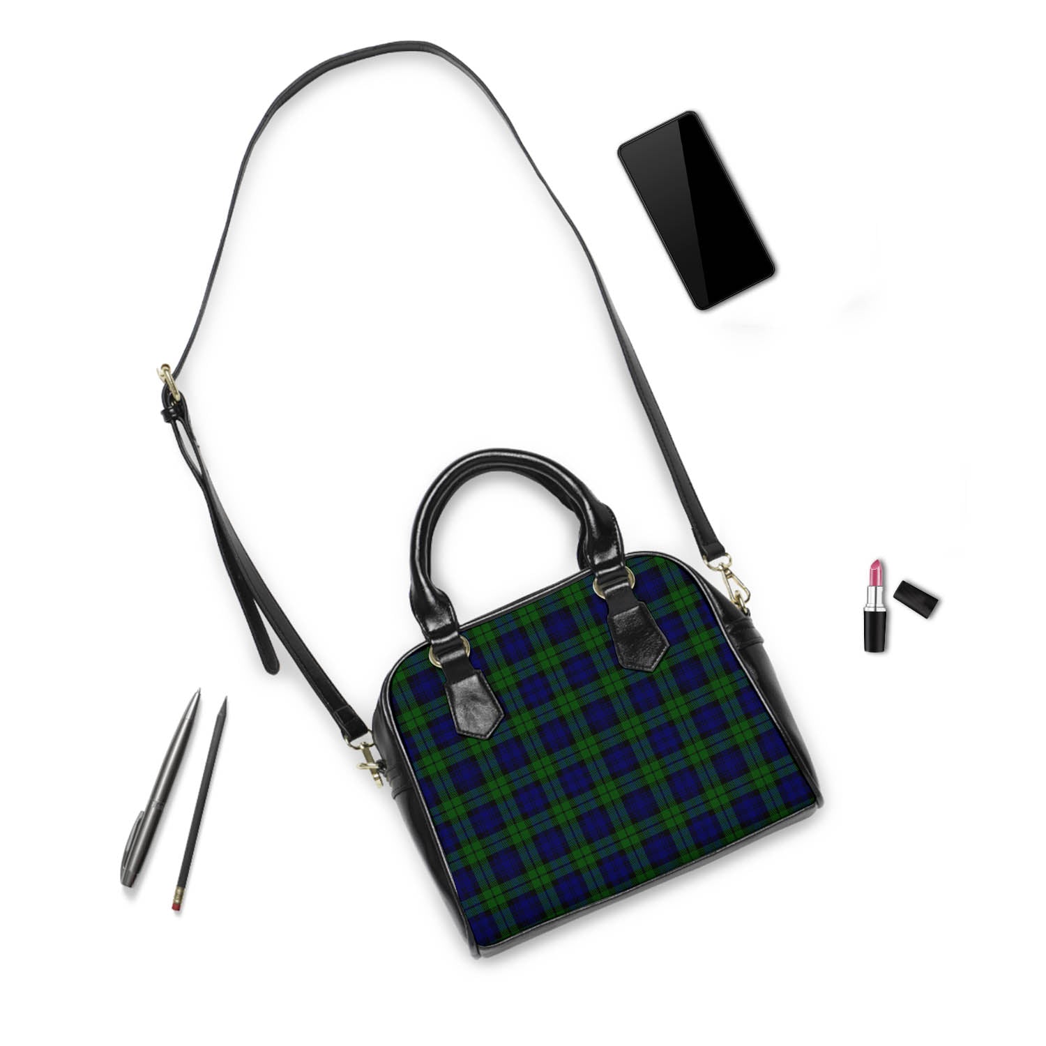 Campbell Modern Tartan Shoulder Handbags - Tartanvibesclothing