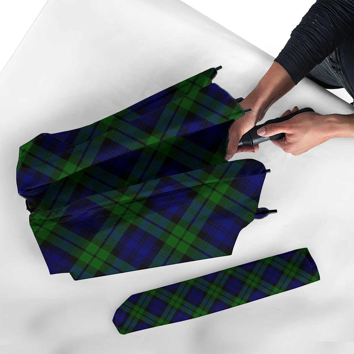 Campbell Modern Tartan Umbrella - Tartanvibesclothing