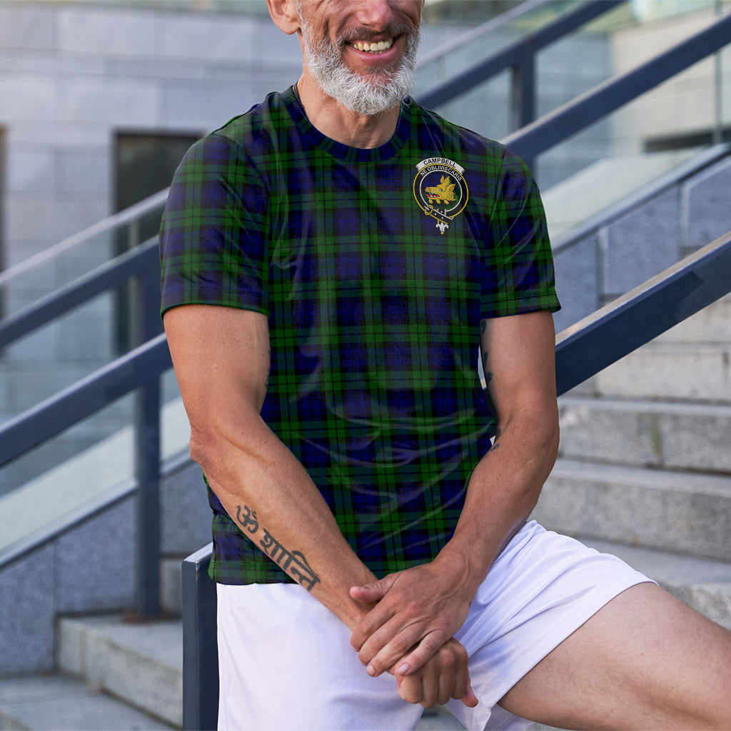 Campbell Tartan T-Shirt with Family Crest - Tartan Vibes Clothing