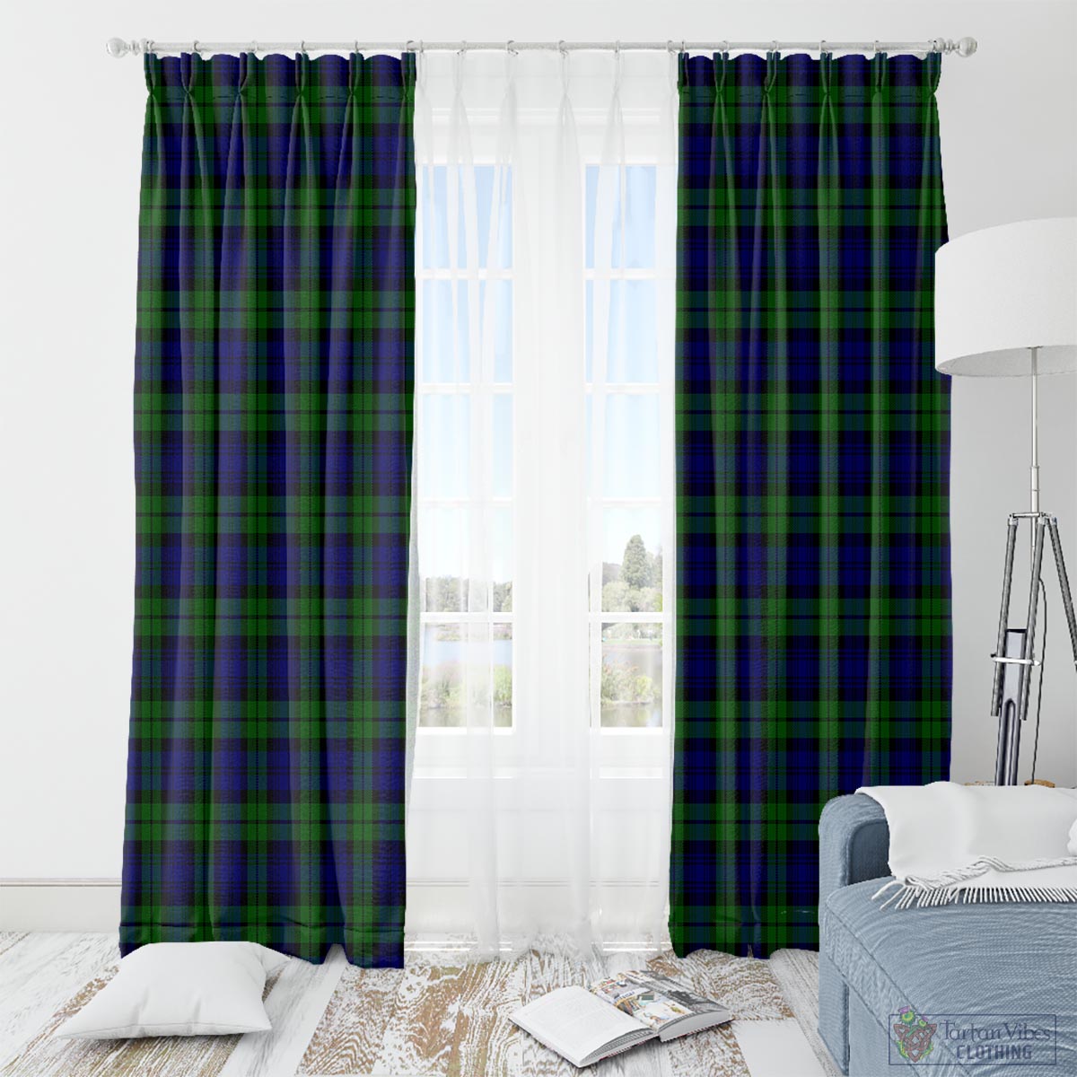 Campbell Modern Tartan Window Curtain