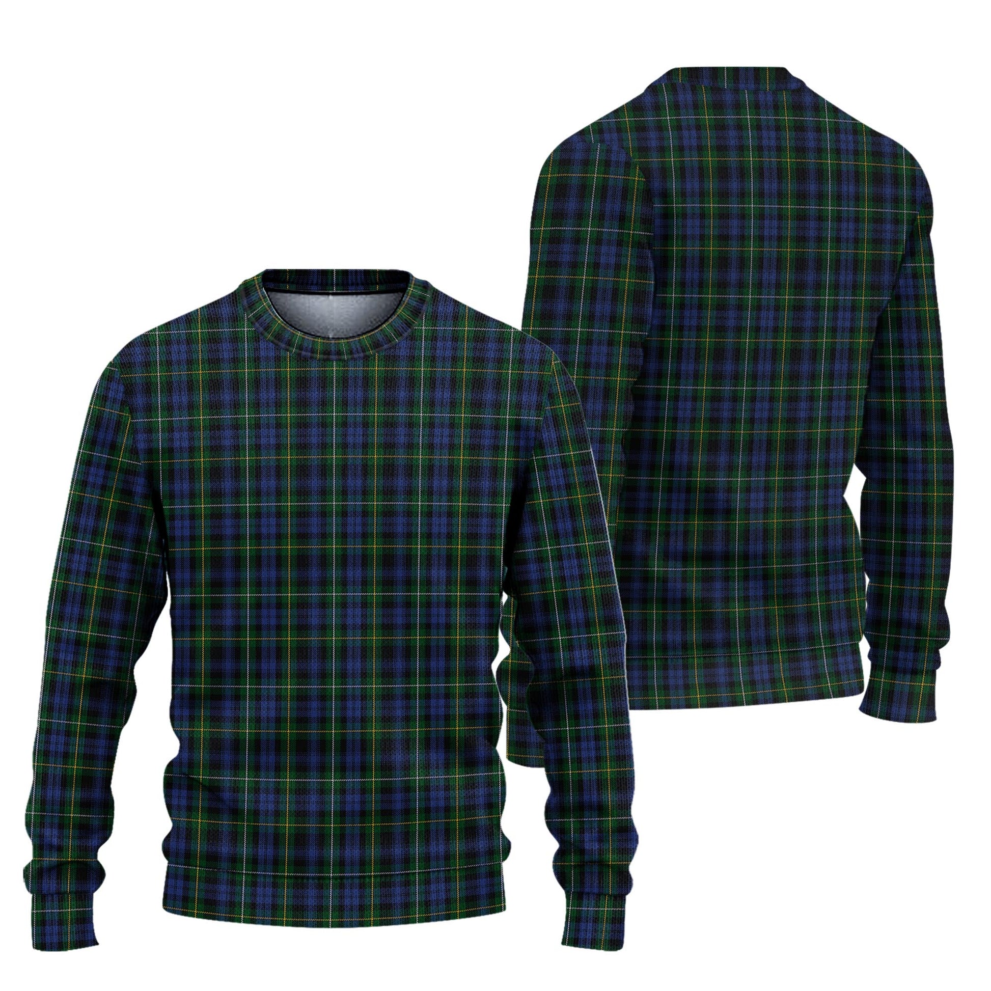 Campbell of Argyll #01 Tartan Knitted Sweater Unisex - Tartanvibesclothing Shop