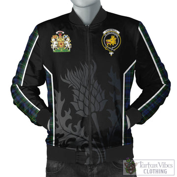 Campbell of Argyll #01 Tartan Bomber Jacket with Family Crest and Scottish Thistle Vibes Sport Style