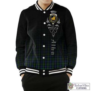 Campbell of Argyll #01 Tartan Baseball Jacket Featuring Alba Gu Brath Family Crest Celtic Inspired