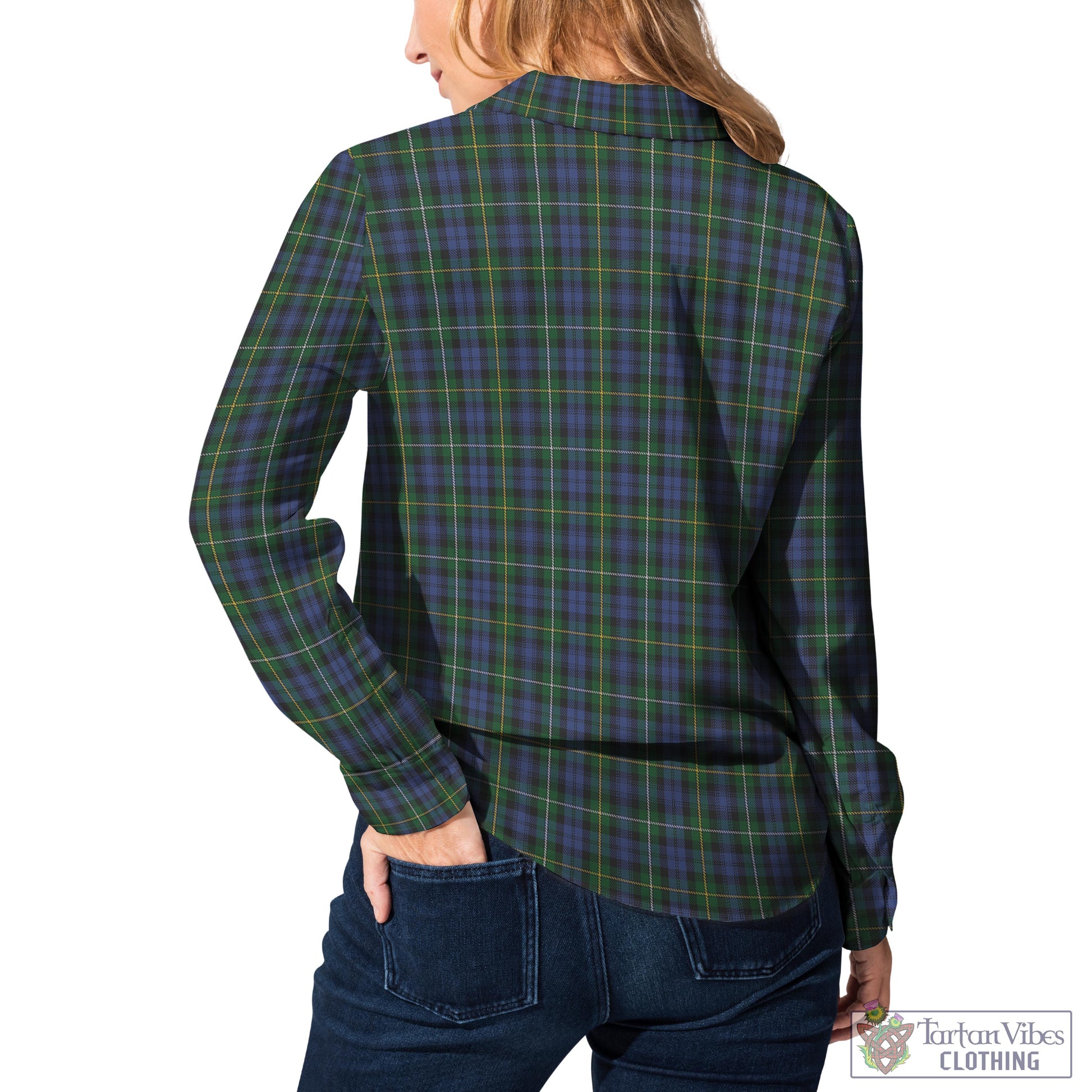 Campbell of Argyll #01 Tartan Womens Casual Shirt