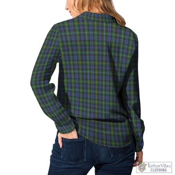 Campbell of Argyll #01 Tartan Women's Casual Shirt