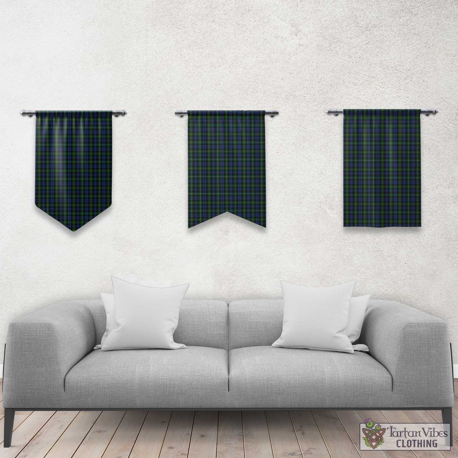 Tartan Vibes Clothing Campbell of Argyll #01 Tartan Gonfalon, Tartan Banner