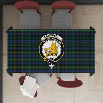 Campbell of Argyll #01 Tartan Tablecloth with Family Crest