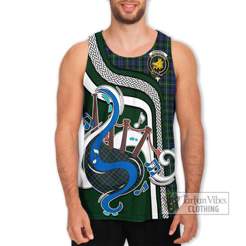 Campbell of Argyll 01 Tartan Men's Tank Top with Epic Bagpipe Style