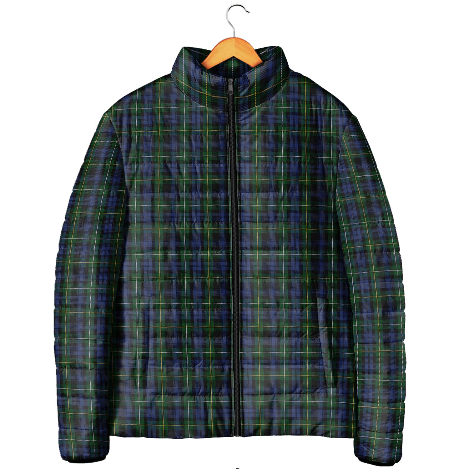 Campbell of Argyll #01 Tartan Padded Jacket - Tartanvibesclothing