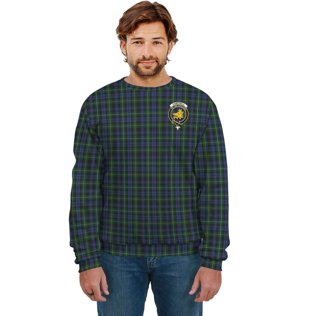 Campbell of Argyll #01 Tartan Sweatshirt with Family Crest Unisex - Tartan Vibes Clothing