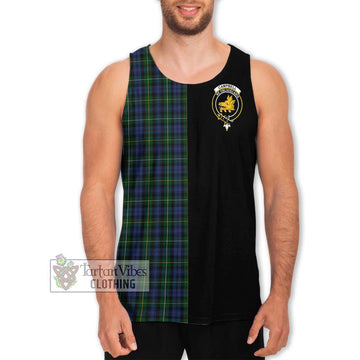 Campbell of Argyll 01 Tartan Men's Tank Top with Family Crest and Half Of Me Style